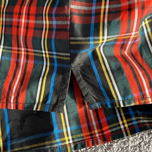 NWT JCrew Jewel Button Plaid Top - Picture 7 of 8